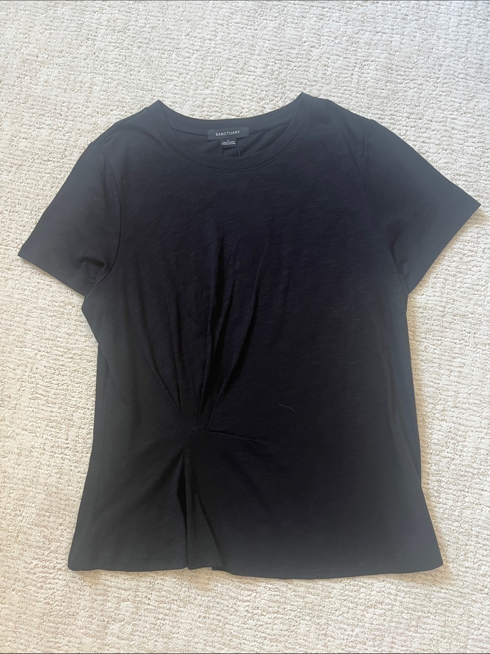 Sanctuary t-shirt with side rouching! NWT